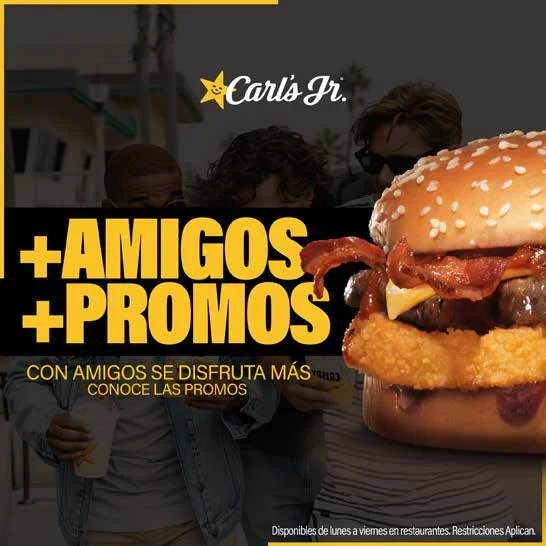 Pieza de promoción para Carl’s Jr