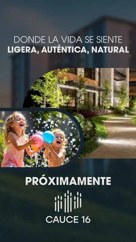 Pieza de campaña de expectativa para Cauce 16