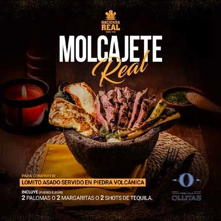 Pieza Molcajete Real para Hacienda Real